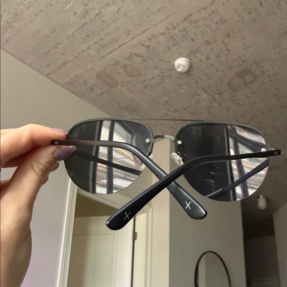 Dime Women's Pink Sunglasses - Picture 5 of 6
